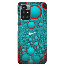 Силиконовый Чехол на Xiaomi Redmi 12 с картинкой Nike (Найк зеленый)