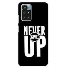 Силиконовый Чехол на Xiaomi Redmi 12 с картинкой Nike (Never Give UP)