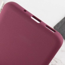 Чехол Silicone Cover Lakshmi Full Camera (AAA) для Xiaomi Redmi 12C – Бордовый