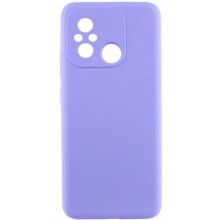 Чохол Silicone Cover Lakshmi Full Camera (AAA) для Xiaomi Redmi 12C – Бузковий