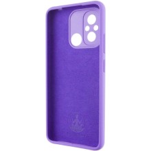 Чохол Silicone Cover Lakshmi Full Camera (AAA) для Xiaomi Redmi 12C – Фіолетовий