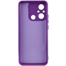 Чехол Silicone Cover Lakshmi Full Camera (A) для Xiaomi Redmi 12C – Фиолетовый