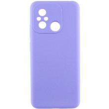 Чехол Silicone Cover Lakshmi Full Camera (AAA) для Xiaomi Redmi 12C – Сиреневый