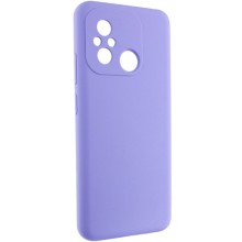 Чехол Silicone Cover Lakshmi Full Camera (AAA) для Xiaomi Redmi 12C – Сиреневый