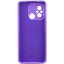 Чехол Silicone Cover Lakshmi Full Camera (AAA) для Xiaomi Redmi 12C – Фиолетовый