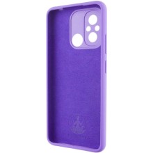 Чехол Silicone Cover Lakshmi Full Camera (AAA) для Xiaomi Redmi 12C – Фиолетовый