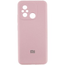 Чохол Silicone Cover Lakshmi Full Camera (AAA) with Logo для Xiaomi Redmi 12C (Рожевий)