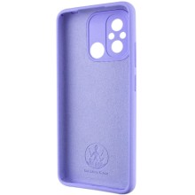 Чехол Silicone Cover Lakshmi Full Camera (AAA) with Logo для Xiaomi Redmi 12C – Сиреневый