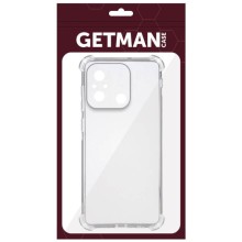 Чохол TPU GETMAN Ease logo посилені кути для Xiaomi Redmi 12C – Прозорий