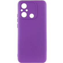 Чохол Silicone Cover Lakshmi Full Camera (AA) для Xiaomi Redmi 12C / Poco C55 – Фіолетовий