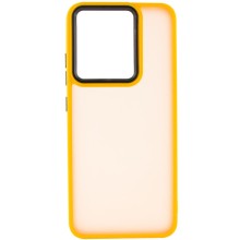 Чехол TPU+PC Lyon Frosted для Xiaomi Redmi 12C – Оранжевый