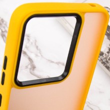 Чехол TPU+PC Lyon Frosted для Xiaomi Redmi 12C – Оранжевый