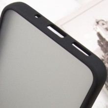 Чехол TPU+PC Lyon Frosted для Xiaomi Redmi 12C – Черный