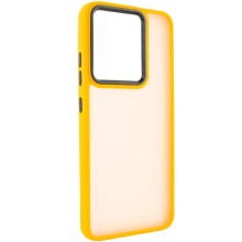 Чехол TPU+PC Lyon Frosted для Xiaomi Redmi 12C – Оранжевый