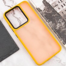 Чехол TPU+PC Lyon Frosted для Xiaomi Redmi 12C – Оранжевый