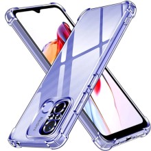 TPU чехол GETMAN Ease logo усиленные углы Full Camera для Xiaomi Redmi 12C – Прозрачный