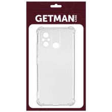 TPU чехол GETMAN Ease logo усиленные углы Full Camera для Xiaomi Redmi 12C – Прозрачный