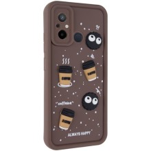 Чехол TPU Toys Case для Xiaomi Redmi 12C / Poco C55 – Коричневый