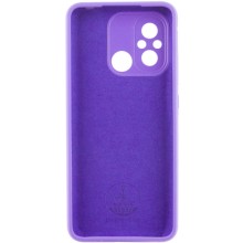 Чехол Silicone Cover Lakshmi Full Camera (AAA) для Xiaomi Redmi 12C – Фиолетовый