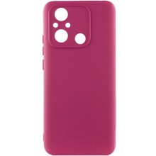 Чохол TPU GETMAN Liquid Silk Full Camera для Xiaomi Redmi 12C – Бордовий
