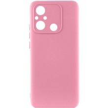 Чохол TPU GETMAN Liquid Silk Full Camera для Xiaomi Redmi 12C – Рожевий