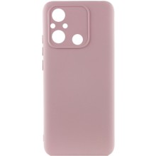 Чохол TPU GETMAN Liquid Silk Full Camera для Xiaomi Redmi 12C – Рожевий