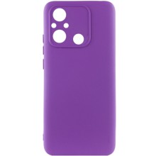 Чохол TPU GETMAN Liquid Silk Full Camera для Xiaomi Redmi 12C – Фіолетовий