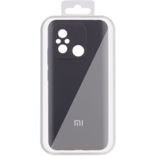 Чехол Silicone Cover Lakshmi Full Camera (AA) with logo для Xiaomi Redmi 12C / Poco C55 – Черный