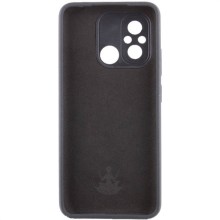 Чехол Silicone Cover Lakshmi Full Camera (AA) with logo для Xiaomi Redmi 12C / Poco C55 – Черный