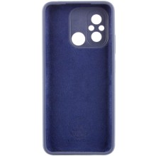 Чехол Silicone Cover Lakshmi Full Camera (AA) with logo для Xiaomi Redmi 12C / Poco C55 – Синий