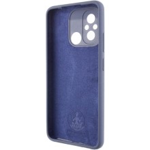 Чехол Silicone Cover Lakshmi Full Camera (AA) with logo для Xiaomi Redmi 12C / Poco C55 – Синий