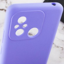 Чехол Silicone Cover Lakshmi Full Camera (AA) with logo для Xiaomi Redmi 12C / Poco C55 – Сиреневый