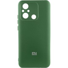Чехол Silicone Cover Lakshmi Full Camera (AA) with logo для Xiaomi Redmi 12C / Poco C55 – Зеленый