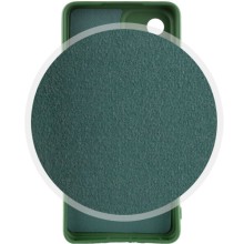 Чехол Silicone Cover Lakshmi Full Camera (AA) with logo для Xiaomi Redmi 12C / Poco C55 – Зеленый