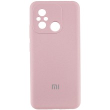 Чехол Silicone Cover Lakshmi Full Camera (AA) with logo для Xiaomi Redmi 12C / Poco C55 – Розовый