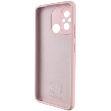 Чехол Silicone Cover Lakshmi Full Camera (AA) with logo для Xiaomi Redmi 12C / Poco C55 – Розовый