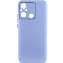 Чохол TPU GETMAN Liquid Silk Full Camera для Xiaomi Redmi 12C – Бузковий