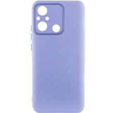 Чохол Silicone Cover Lakshmi Full Camera (AAA) для Xiaomi Redmi 12C – Бузковий