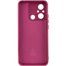 Чехол Silicone Cover Lakshmi Full Camera (AAA) для Xiaomi Redmi 12C – Бордовый