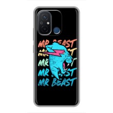 Чехлы Мистер Бист для Редми 12с (logo Mr beast)