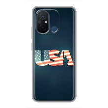 Чехол Флаг USA для Xiaomi Redmi 12C (USA)