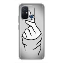 Чохол з принтом для Xiaomi Redmi 12C (AlphaPrint - Знак сердечка)