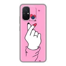 Чохол з принтом для Xiaomi Redmi 12C (AlphaPrint - Знак сердечка)