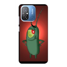 Чехол с картинкой "Одноглазый Планктон" на Xiaomi Redmi 12C (Стильный Планктон)