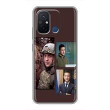 Чехол для Xiaomi Redmi 12C (AlphaPrint - с принтом Зеленского) – Президент