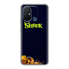 Чехол с мультфильмом Шрек на Xiaomi Redmi 12C – Шрек лого