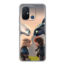 Чехол как приручить дракона на Xiaomi Redmi 12C – Гикавка и Астрид