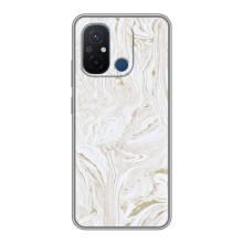 Мраморный чехол на Xiaomi Redmi 12C (VPrint) (Белый мрамор)