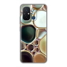 Мраморный чехол на Xiaomi Redmi 12C (VPrint) (Радужный Мрамор)