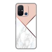 Мраморный чехол на Xiaomi Redmi 12C (VPrint) (Тройной мрамор)